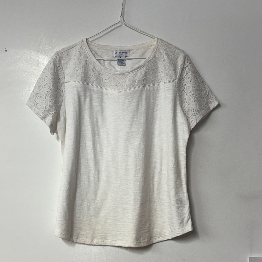 Liz Claiborne short sleeve womens top size PL
